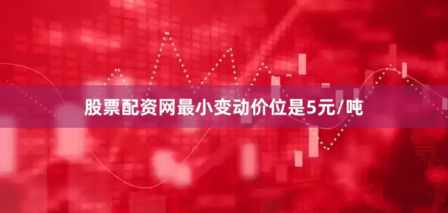 股票配资网最小变动价位是5元/吨